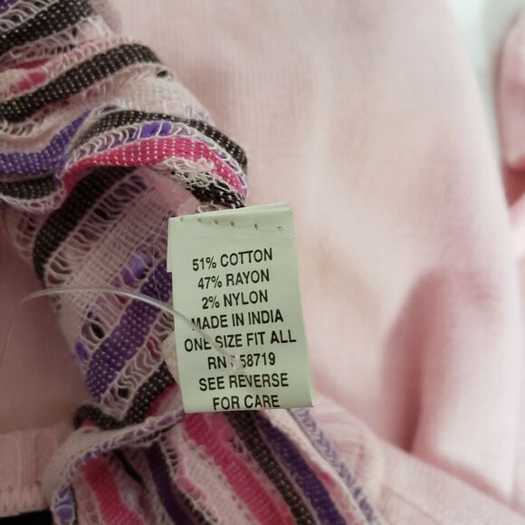 Notations Woman Sweater Small Pink Pullover Long Sleeve VNeck Knit Acrylic Scarf - Picture 11 of 12